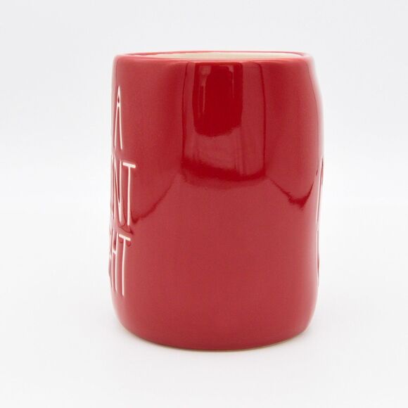 Red Rae Dunn Mug, All Mama Wants for Christmas 16oz Ceramic Coffee Cup Gift, New - Picture 3 of 10